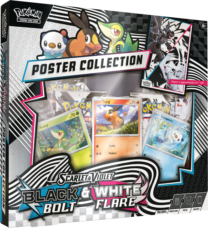 Pokémon TCG: Black Bolt & White Flare (SV10.5) - Unova Poster Collection (EN)