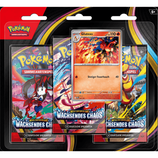 Pokémon TCG: Wachsendes Chaos - 3 Pack-Blister (DE)